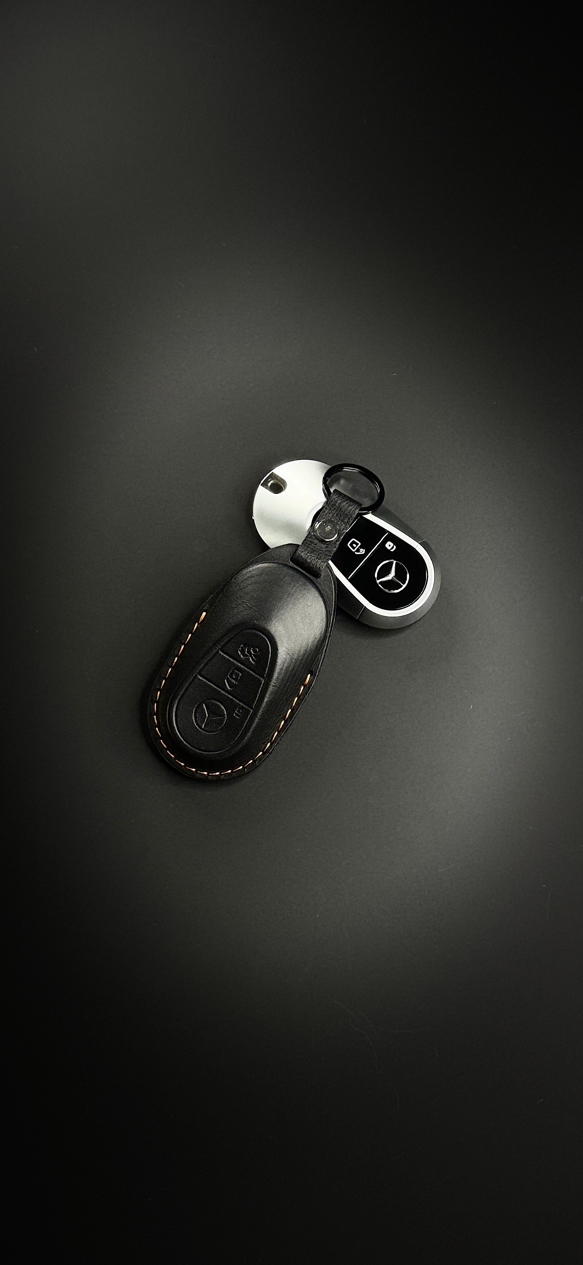 Mercedes Key Case - Carbon Leather