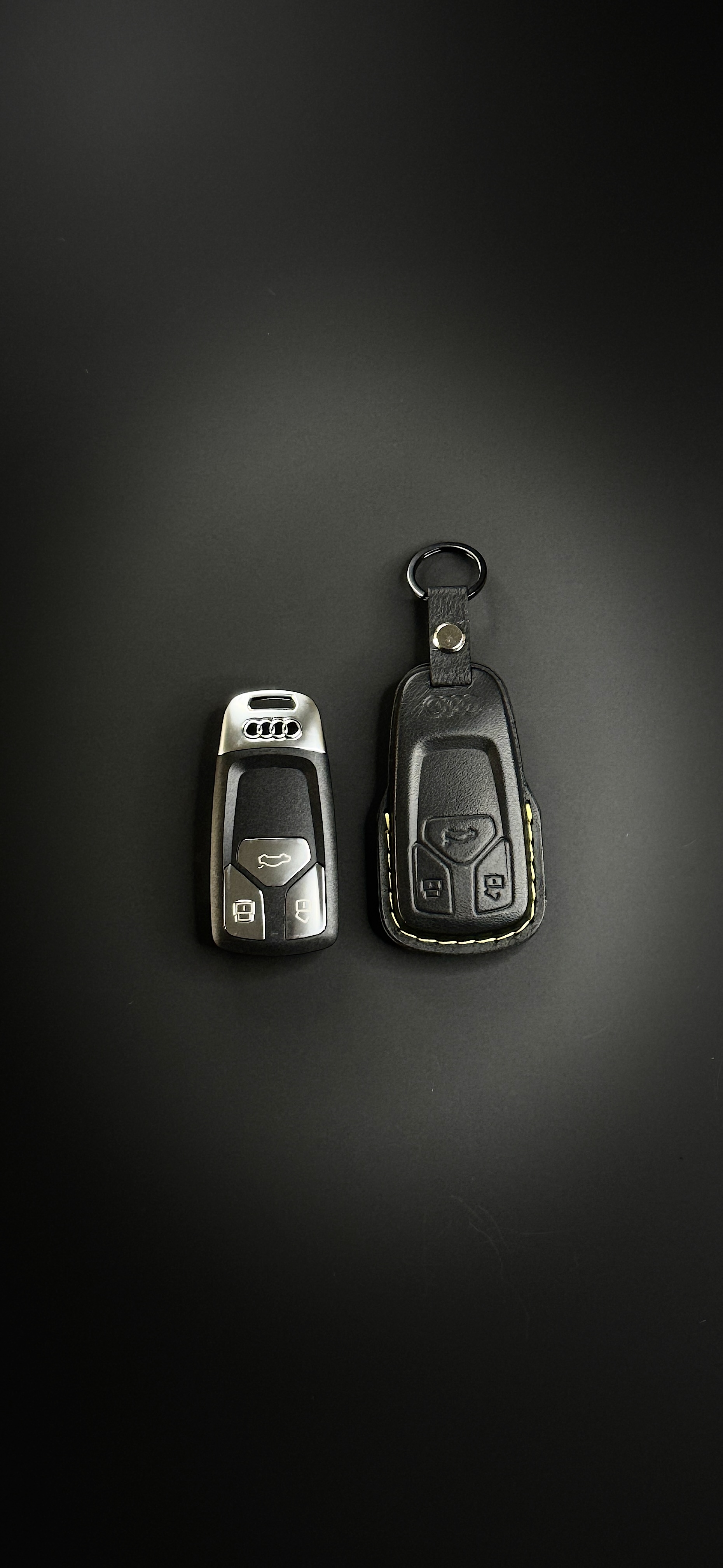 Audi Key Case - Carbon Leather